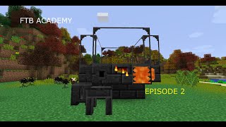 Tinker's Construct Smeltery  -Minecraft FTB Academy 1 12-