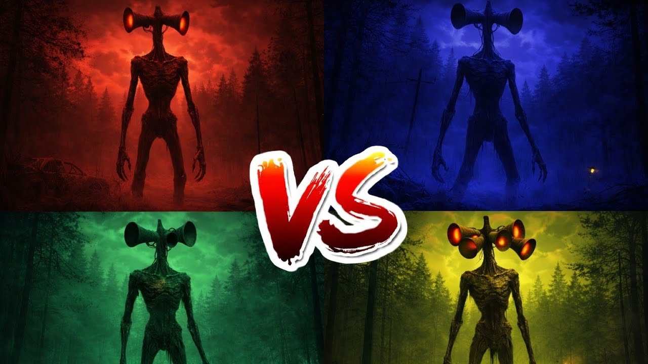 SIREN BATTLE – 4 Color Siren Head Dance Mix (Coffin Dance Style)