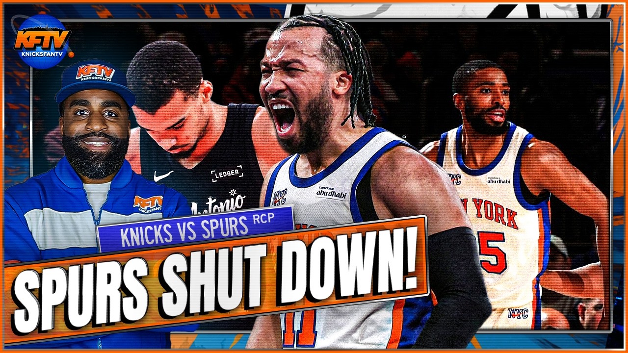 Knicks Snap Spurs’ 11-Game Win Streak | Mikal Bridges Dominates, Brunson Sets Tone | Post Game Recap