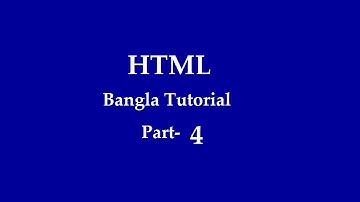 HTML bagnla tutorial part 4