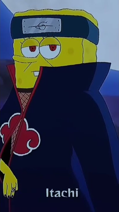 Akatsuki X SpongeBob #shorts #spongebob