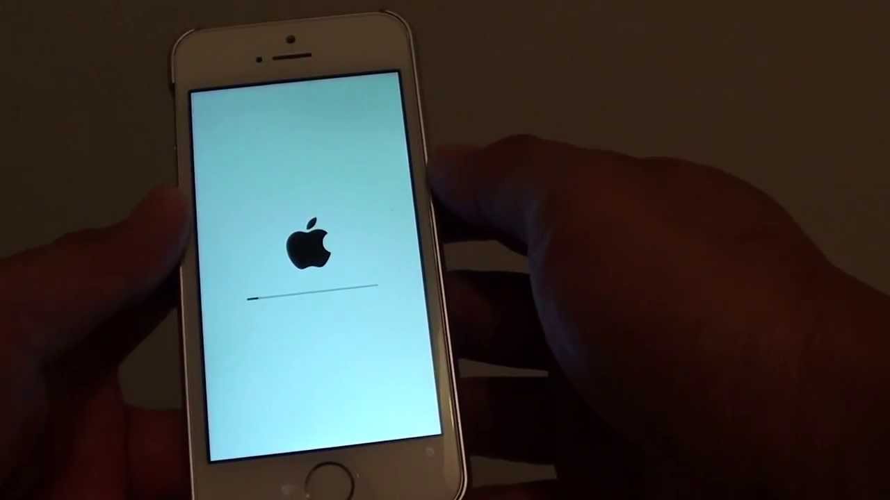 iPhone 5S: How to Hard Reset and ERASE All Content - YouTube