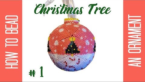 Christmas Tree Ornament Tutorial - Part 1 - Candy Canes - How to Make a Beaded Ornament