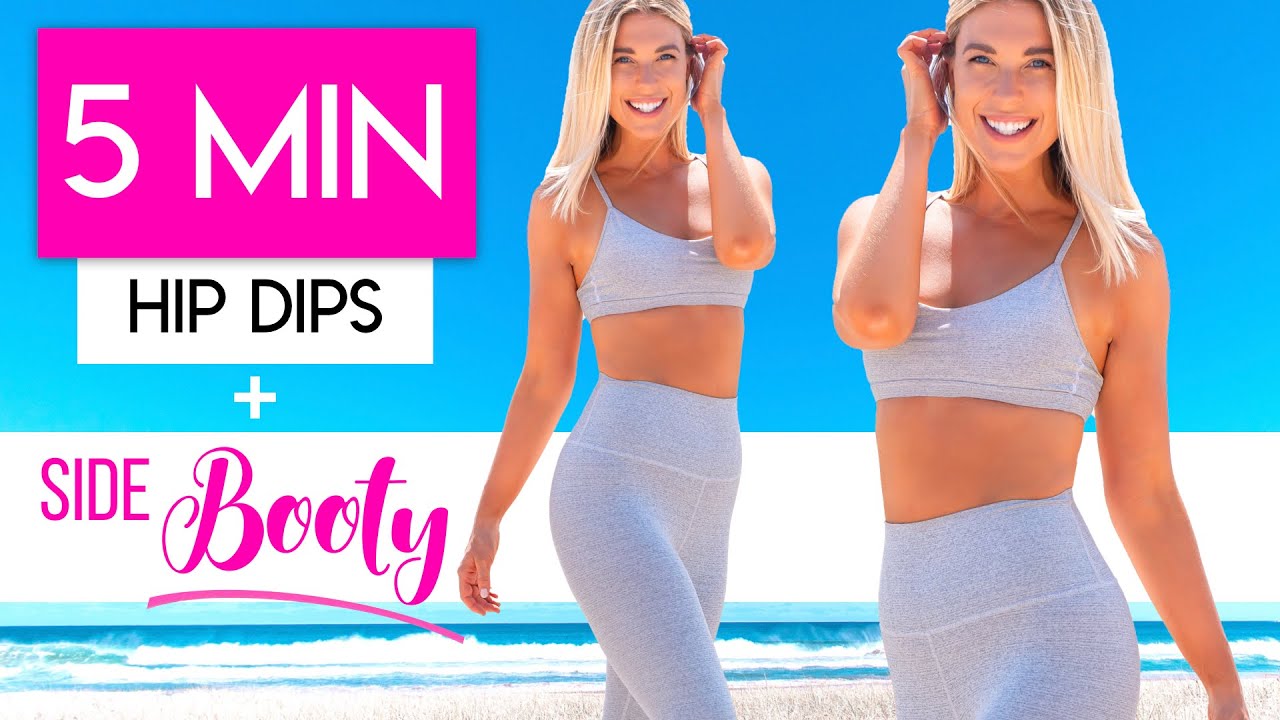 5 MINUTE HIP DIP + SIDE BOOTY WORKOUT 🍑💕 Shape Your SIDE BOOTY