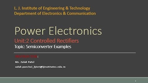 SESSION 21 POWER ELECTRONICS SEM 5 EC 29 JULY