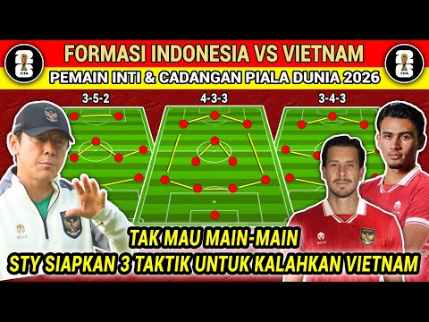 BEDAH 3 TAKTIK STY UNTUK KALAHKAN VIETNAM | Prediksi Line Up Timnas Indonesia vs Vietnam