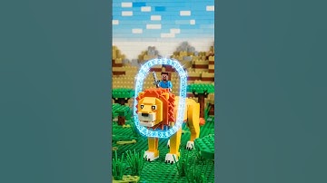 🦁 LEGO Ideas Lion / León Tutorial #lego #lion #animal #tutorial #ideas