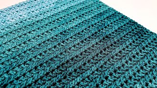 Quick and Easy Crochet Stitch Tutorial  Knotted Half Double Crochet