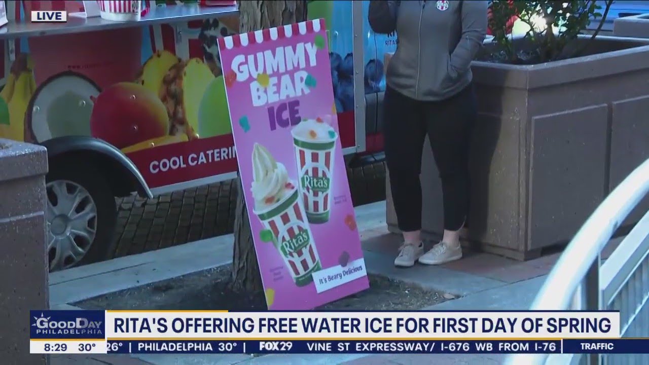 Rita's offering free water ice for first day of spring YouTube