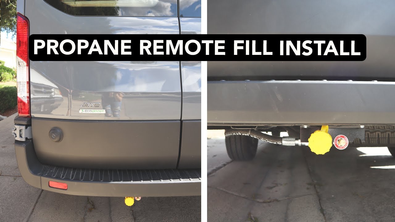 How to Install Remote Fill Kit for Undermount Propane Tank 2021 Ford