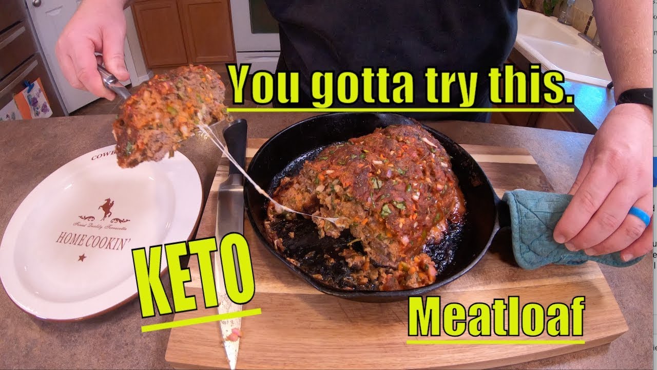Easy keto meatloaf recipe for dinner. YouTube