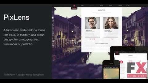 Preview PixLens - Photography Portfolio Muse Template TFores