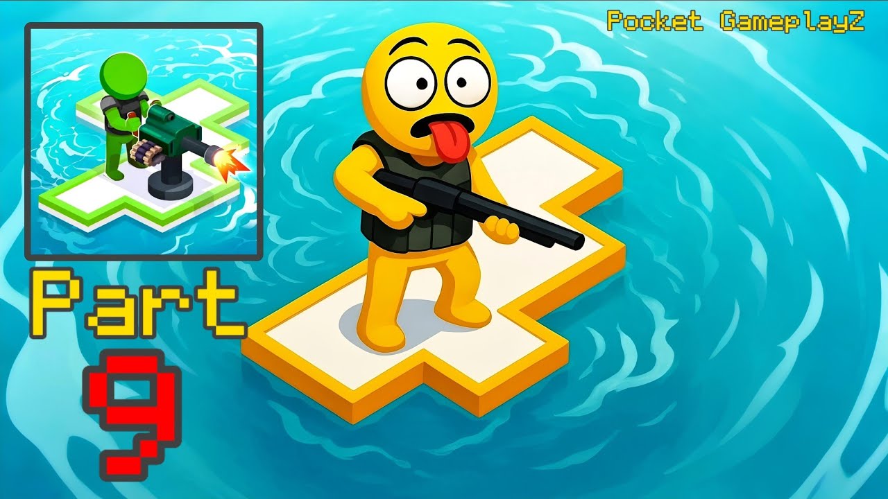 War of Rafts: Crazy Sea Battle - Gameplay Walkthrough Part 9 - Tutorial Navy War (iOS, Android)