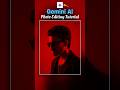 Gemini AI Photo Editing!🔥 Red Cinematic Look Tutorial #shorts #gemini #photoediting