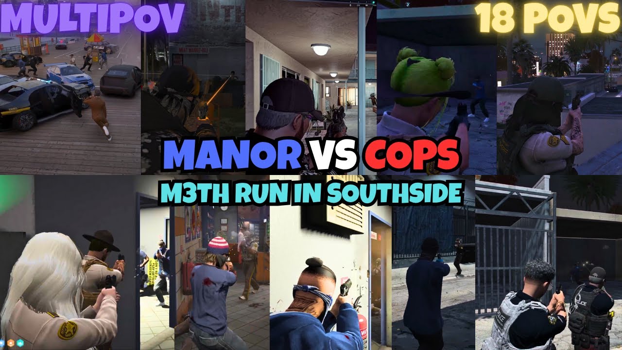 Manor Get in a PD Shootout During M3th Run in SouthSide | 18 POVS ...
