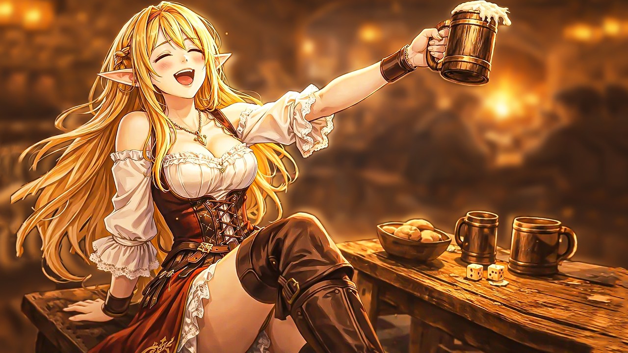 DnD Tavern Music & Ambience | Fantasy Background Music for Sleep, Study & Background Listening