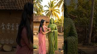 Poor Beautiful Village Girl Builds Life Size Bamboo &amp;Coconut Leaves Indian Beautiful Actress #halo