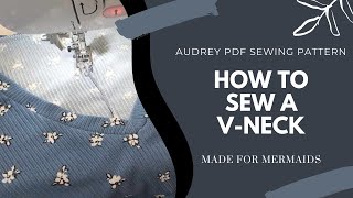 How to sew a v-neck
