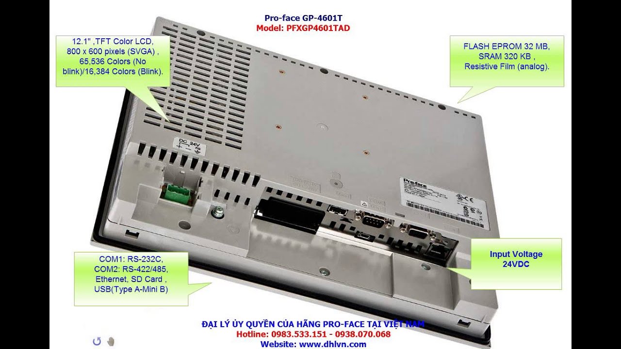 Phân phối HMI Pro-face AGP3600-T1-AF,(code cũ), GP-4601T, Model PFXGP4601TAD, (code mới),