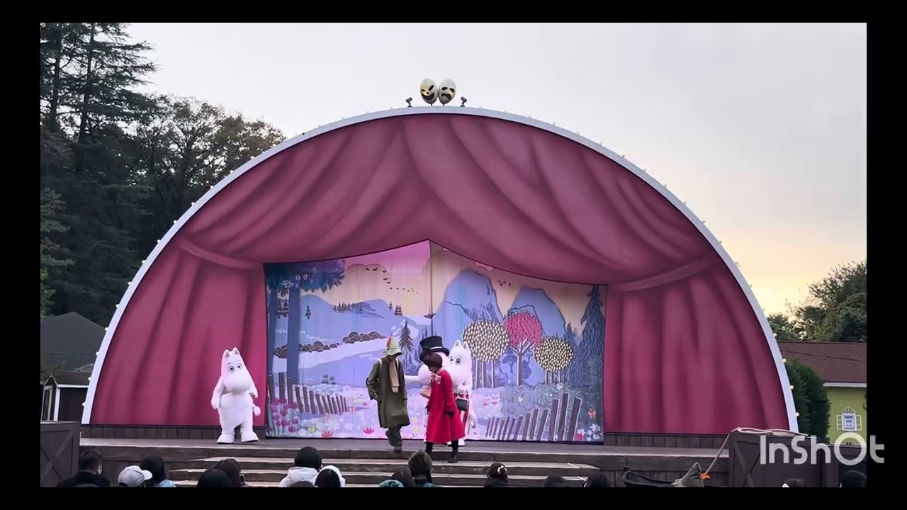 ムーミンのショーを観たよ