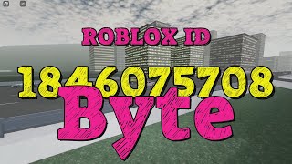 BYTE Roblox Song Codes