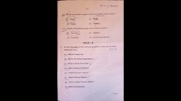 +3 3rd Semester Computer Science Previous Year Question Paper ||Core-6|| DD(Auto)College keonjhar ||