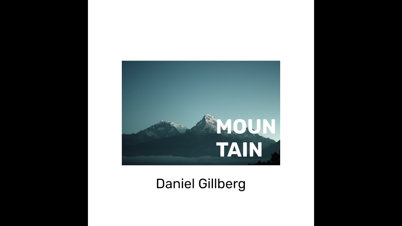 Daniel Gillberg - Mountain (Acoustic demo)