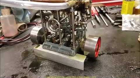 Stuart Compound Steam Engine One Off Made From Larger Cylinders of the Stuart Triple Expansion Engi