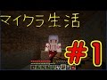 【Minecraft】妹紅の気ままにマイクラ生活 #１～拉致⁉～【ゆっくり実況】