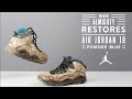 Vick Almighty brings DESTROYED Air Jordan Powder Blue 10's back to life!