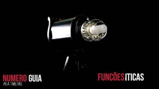 Flash de estรบdio Godox Qt 600 II highspeed