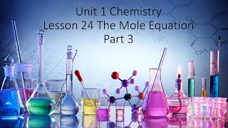 Science 10 Chemistry Lesson 21 The Mole Part 4