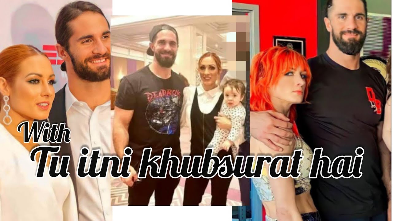 seth and Becky💗 song with Tu itni khubsurat hai God protect this family#beckylynch#sethrollins 💓