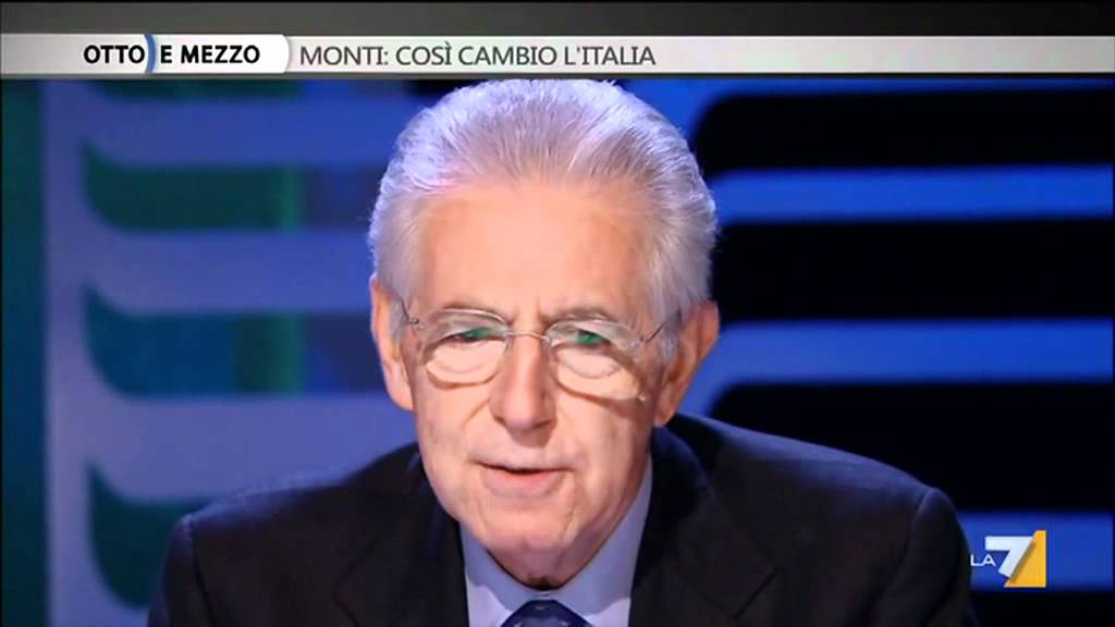 Monti a OttoeMezzo: Posso chiederle se lei è Massone?