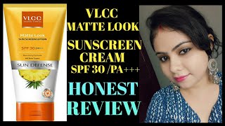 VLCC  MATTE LOOK SUNSCREEN CREAM SPF 30/PA+++ REVIEW #vlcc #vlccindia #lotion #sunscreen #umavlogs screenshot 4