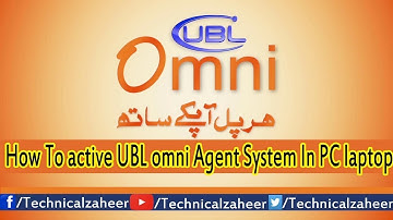How to install /Activate UBL Omni Agent System in PC Laptop In Urdu