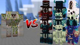 Minecraft pocket edition mutant iron golem vs all warden battle by The N VS MOBS 519 views 3 weeks ago 5 minutes, 1 second