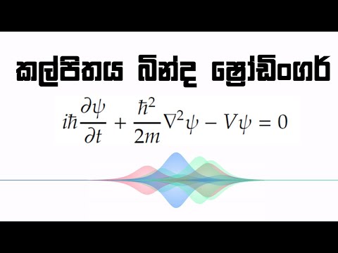 ෂ්‍රෝඩිංගර්ගේ තරංග සමීකරණය- Schrödinger&rsquo;s Wave Equation- Quantum Physics in Sinhala Part VI