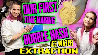 Bubble Hash Ice Water Extraction! Our First Run!