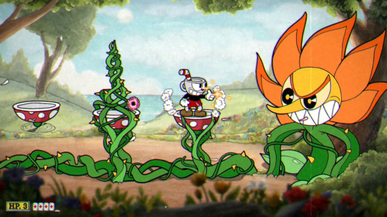 Cuphead Pc Cagney Carnation In Floral Fury Expert Grade S Youtube - roblox animation floral fury youtube