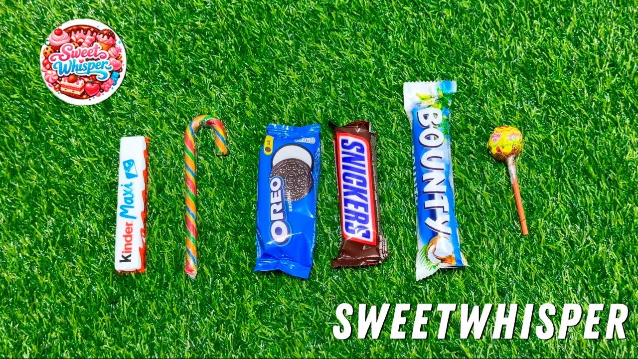 Perfect Candy Lineup | Colorful Snack Arrangement ASMR 🌈🍫