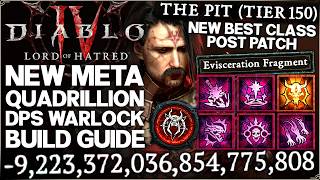 Diablo 4 - New Best Meta OP 100 QUADRILLION DAMAGE Warlock Build S13 Pit 150 Eviscerate Bleed Guide! Profile