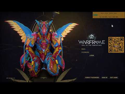 1 Hour Warframe Theme Song | Call Of The Tempestarii | Login Screen PC 2021 | 2021.05.28.14.14