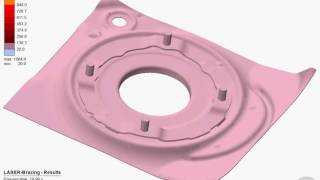 LASER Brazing - Fuel tank ring - Temperature