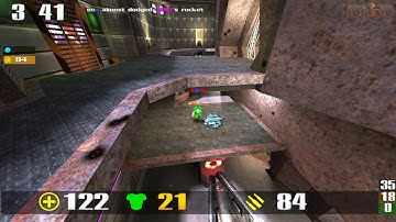 Quake 3 CPMA: Za-TDM!!! frying artifex FFA on pt4 with high ping