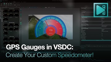 How to Work with GPS Gauges | Create Your Custom Speedometer in VSDC!