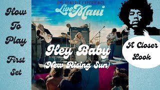 How to Play Hey Baby - First Set from Live In Maui