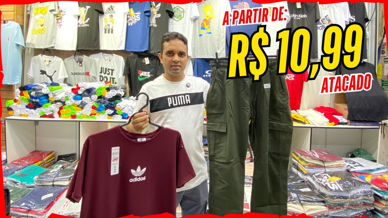 🤩💰 FONTE DE CAMISAS E CALÇAS NO BRÁS SP | ELE É FABRICANTE 🤩💰