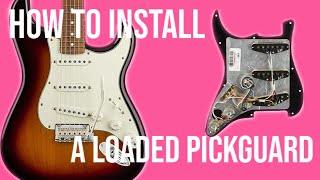 The EASIEST Strat upgrade! How To Install A Loaded Pickguard
