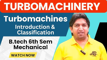 Introduction to turbomachinery | classification of turbo-machines